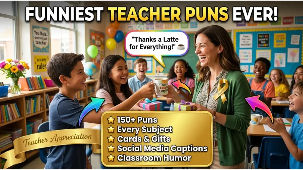 The Best Hilarious One-Liner Teacher Puns