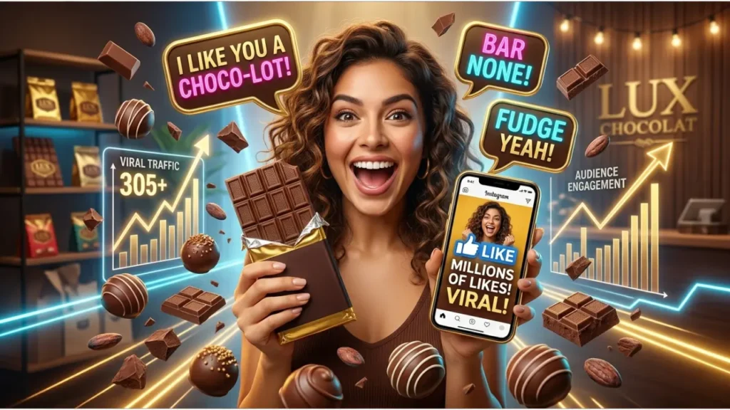 😏 Sassy & Bold One-Liner Chocolate Puns for Social Media