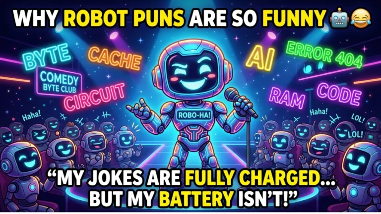155+ Hilarious One-Liner Robot Puns