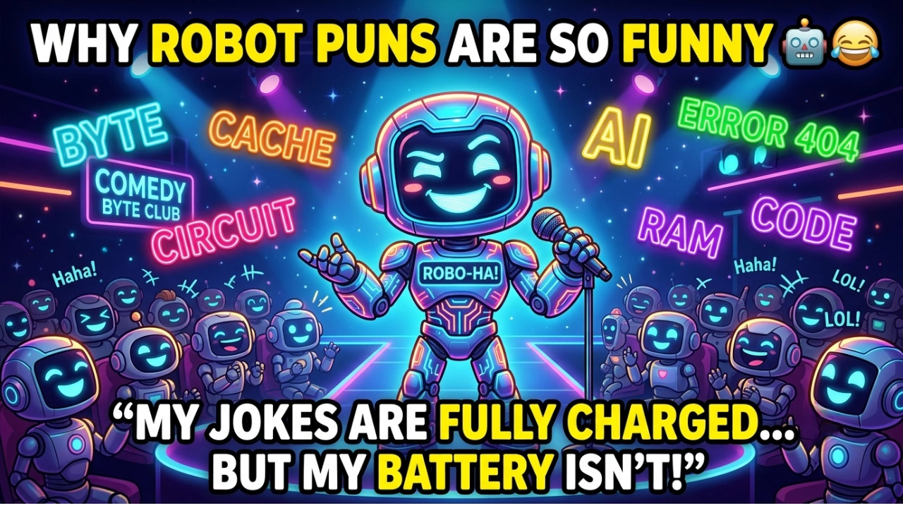 155+ Hilarious One-Liner Robot Puns