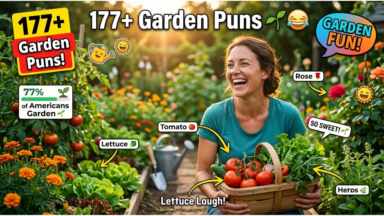 177+ Hilarious One-Liner Garden Puns That'll Make You Dig For More π±π