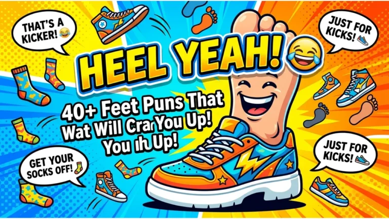 190+ Hilarious One-Liner Feet Puns