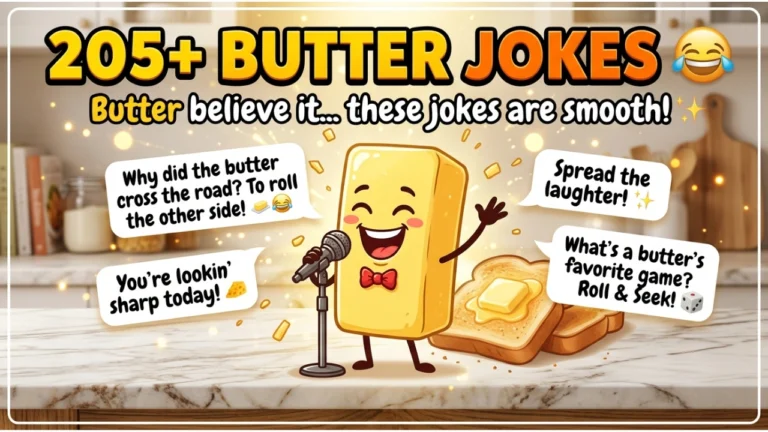 205+ Hilarious One-Liner Butter Puns to Spread Instant Laughs