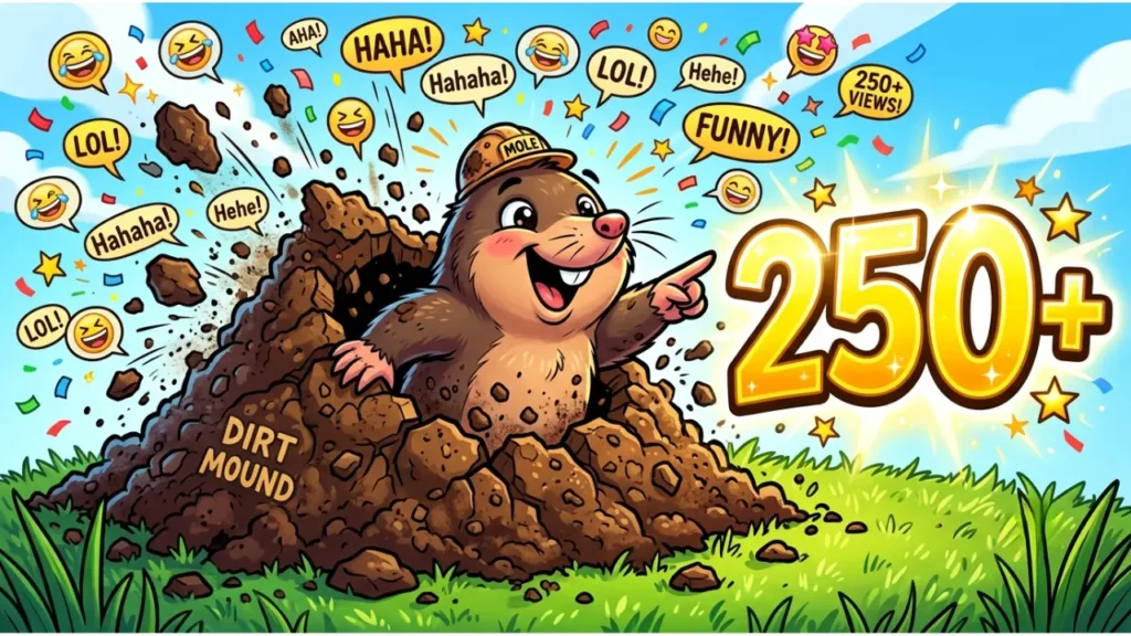 250+ Funny One-Liner Mole Puns
