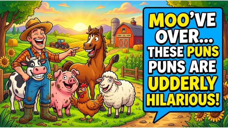250+ Hilarious One-Liner Farm Puns