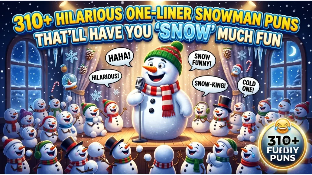 310+ Hilarious One-Liner Snowman Puns You Need Right Now
