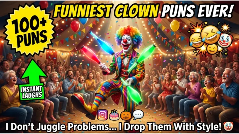 355+ Hilarious One-Liner Clown Puns That'll Have You Honking With Laughter