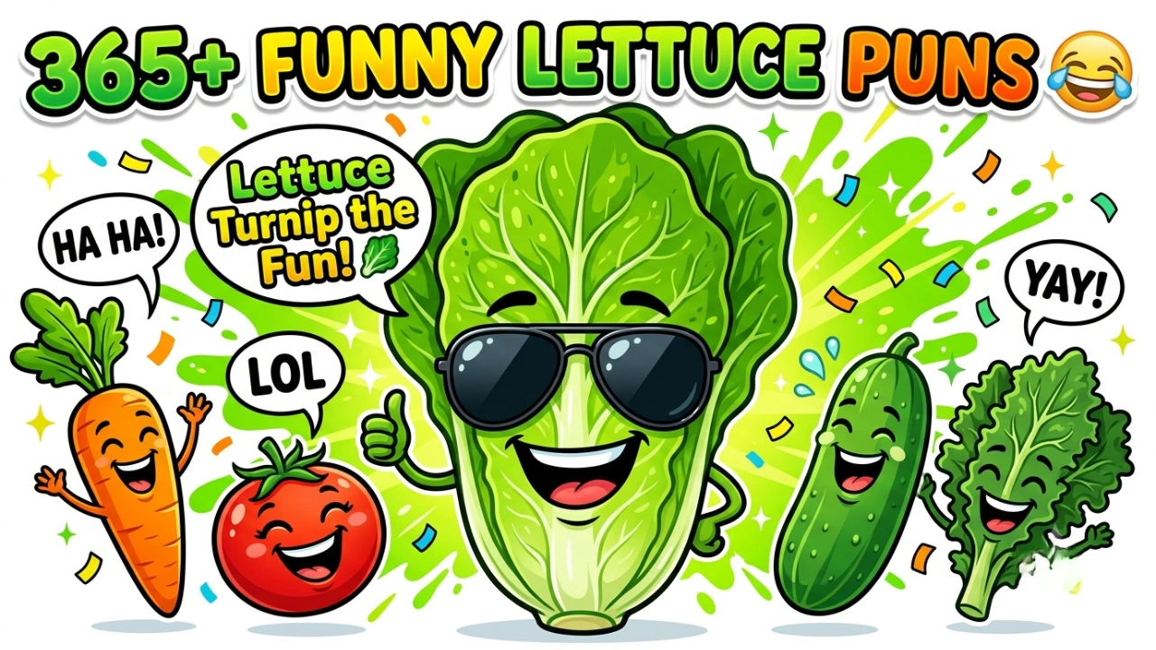365+ Hilarious One-Liner Lettuce Puns
