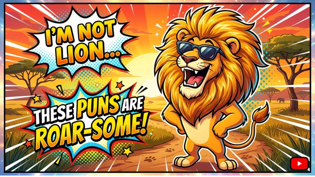 Best Funny One-Liner Lion Puns