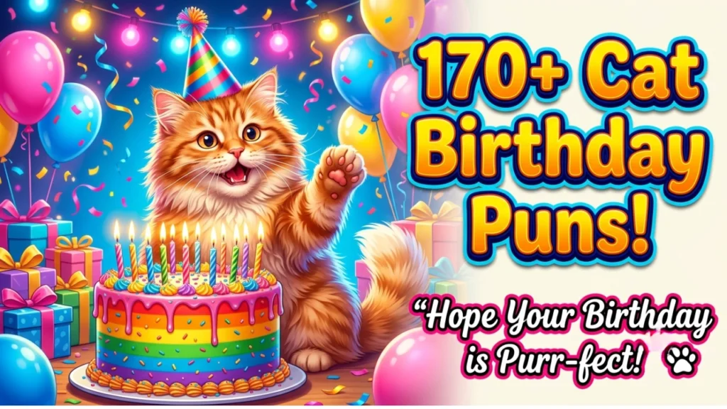 Best One-Liner Cat Birthday Puns to Kick Off the Celebration