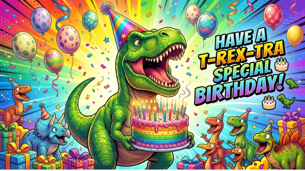 Birthday Dino One-Liners