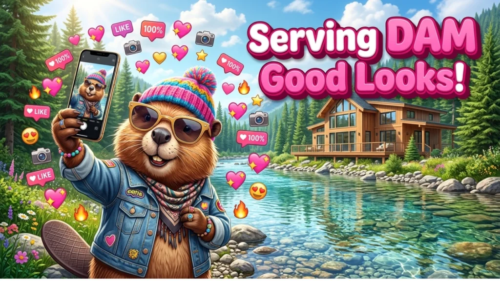 Funny Beaver Pun Captions for Instagram & Social Media