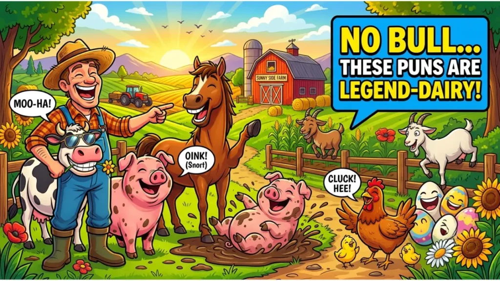 Funny Farm Animal One-Liner Puns