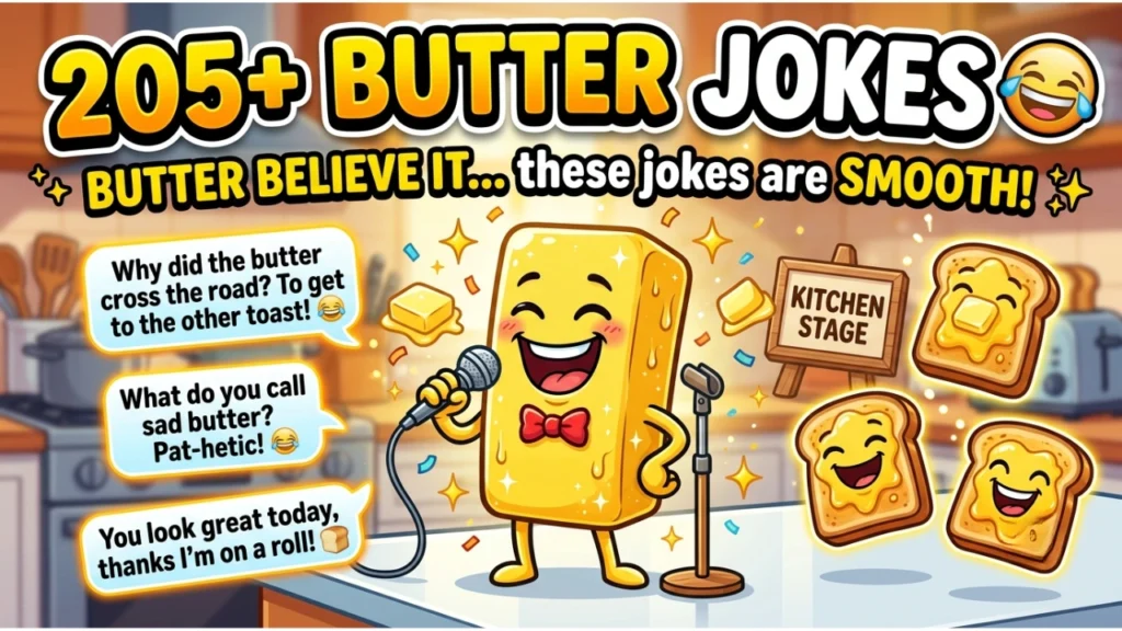 Funny One-Liner Butter Puns for Everyday Laughs