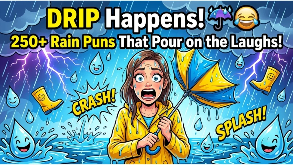 Funny One-Liner Rain Puns for Everyday Laughs