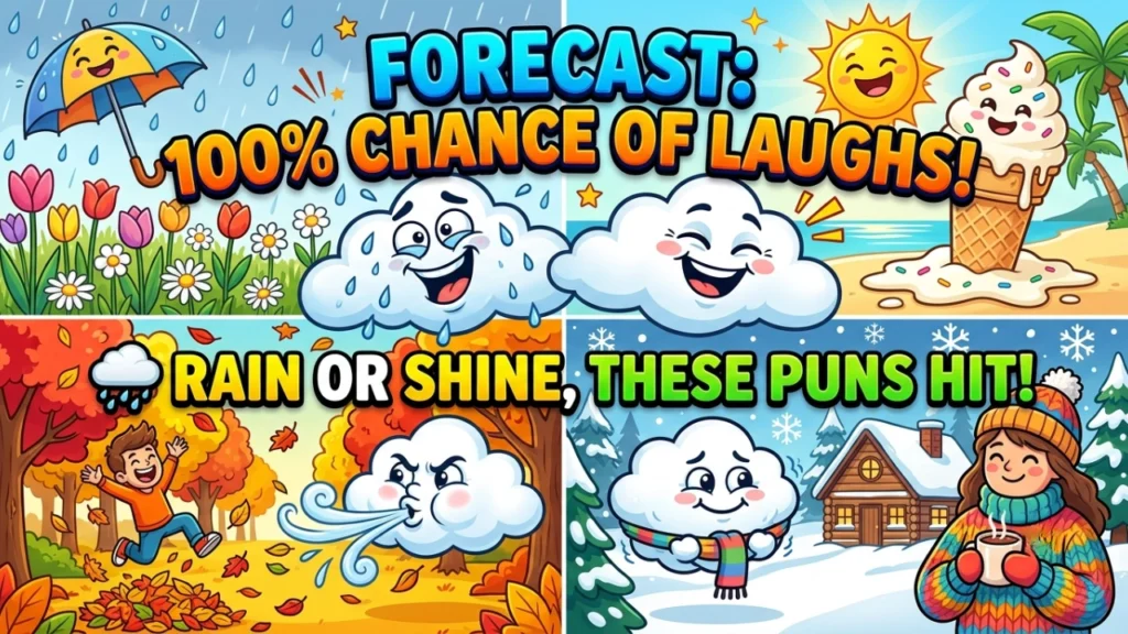 Funny One-Liner Weather Puns for Every Season