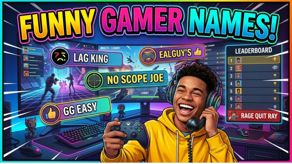 Gamer Tag & Username One-Liners