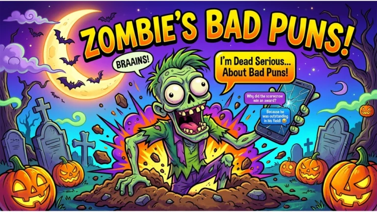 Hilarious One-Liner Zombie Puns