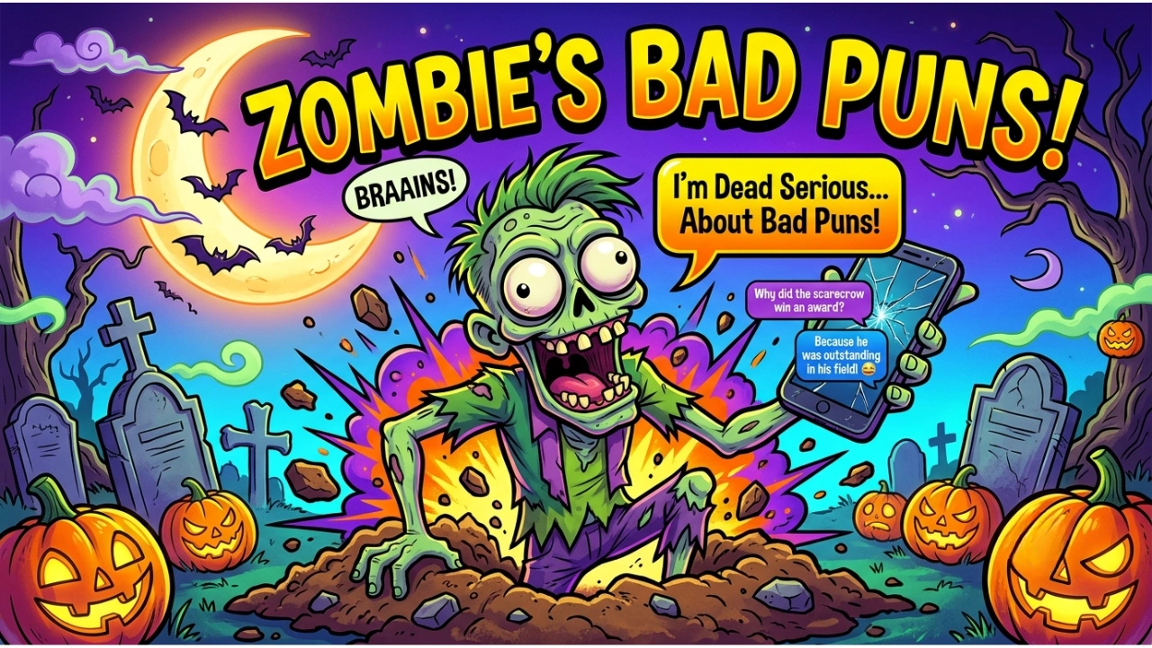 Hilarious One-Liner Zombie Puns