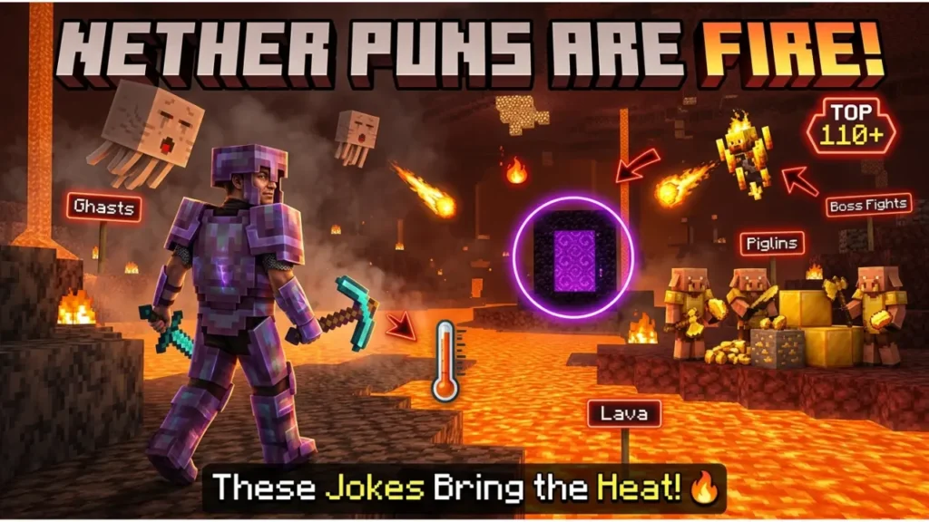 Minecraft Puns for Captions & Gamer Chat
