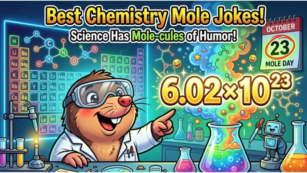 Mole Day & Chemistry One-Liners