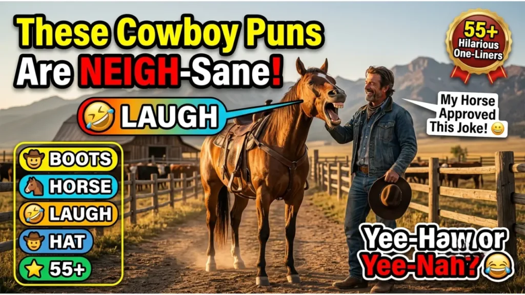 One-Liner Cowboy Puns You Need to Lasso Right Now