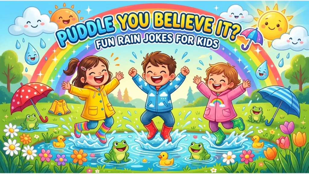 One-Liner Rain Puns for Kids and Family