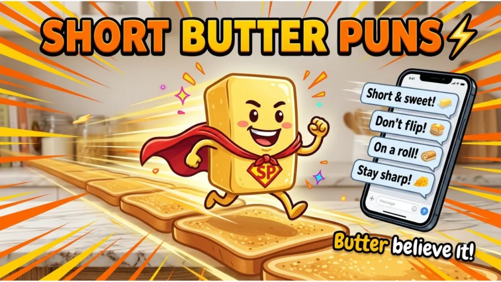 Short One-Liner Butter Puns for Quick Wit
