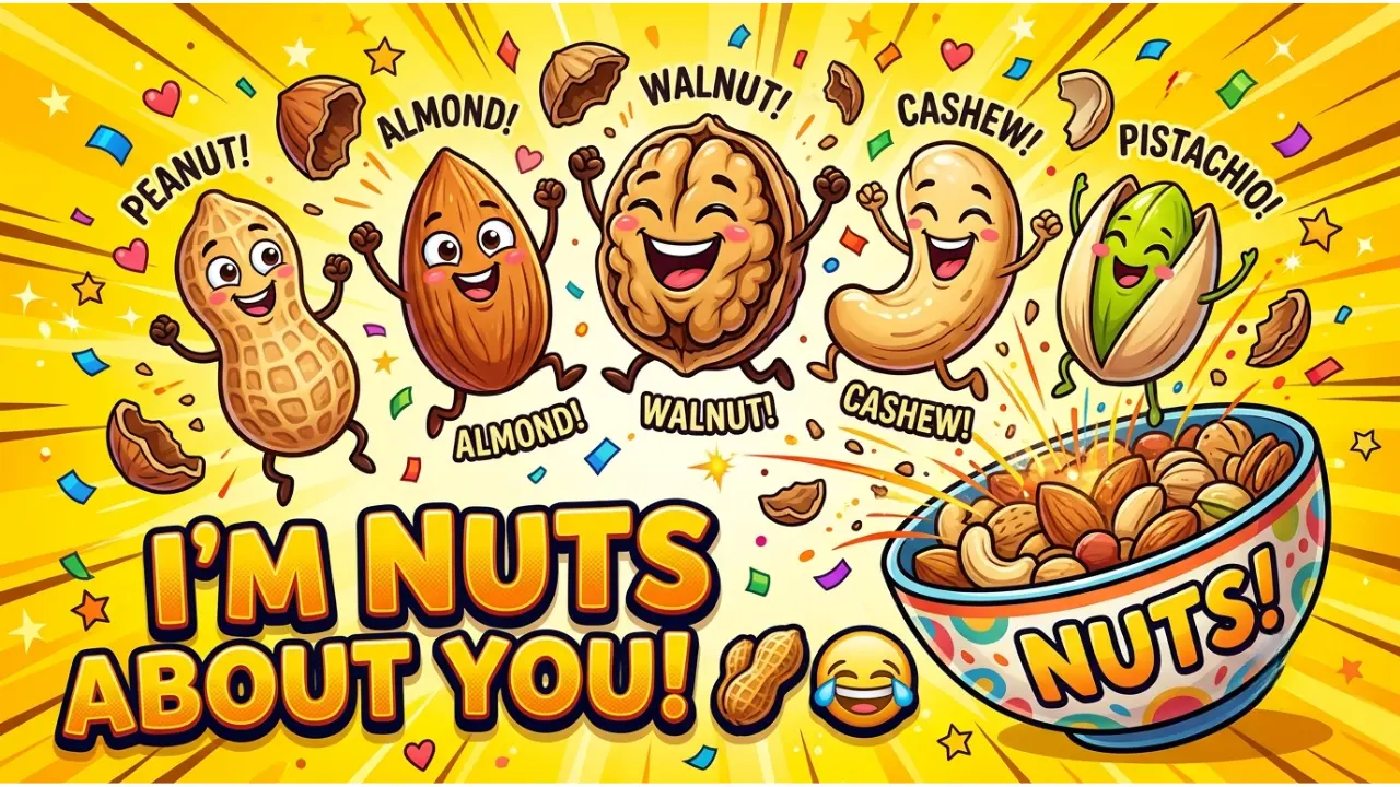 Short & Snappy One-Liner Nut Puns for Any Occasion