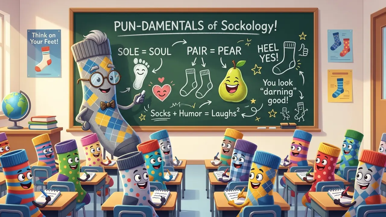 Sock Puns That'll Have You in Stitches 🧦