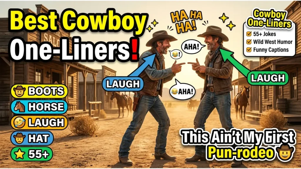 What Makes a One-Liner Cowboy Pun So Dang Funny?