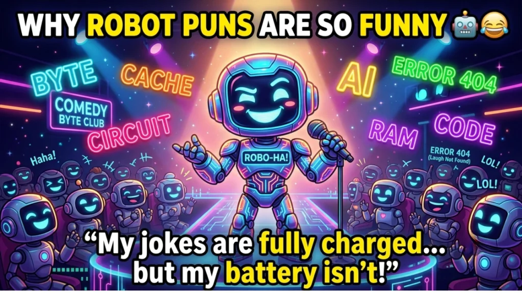 What Makes a One-Liner Robot Pun So Funny?