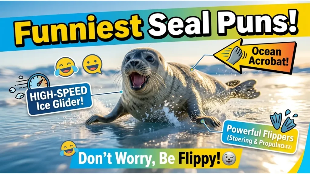 🌊 Clever Wordplay One-Liners About Seals
