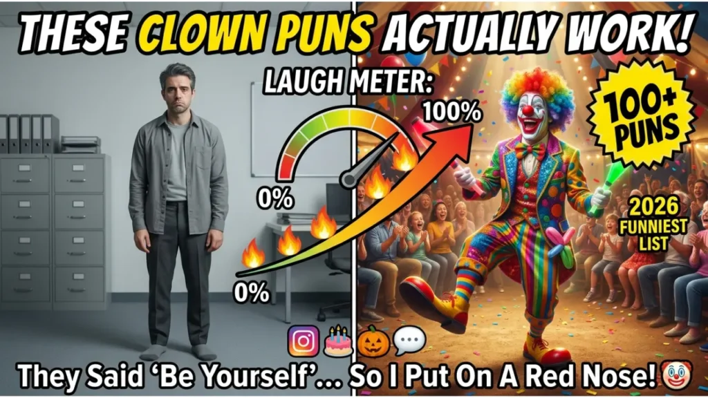 🤡 Hilarious One-Liner Clown Puns That Hit Every Time