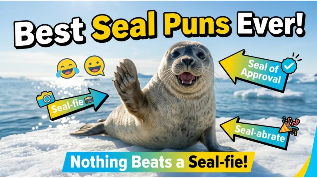 🦭 Short & Snappy One-Liner Seal Puns