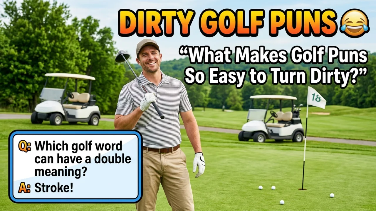 100+ Dirty Golf Puns That Are Naughty, Funny & Guaranteed to Make You Tee Up a Laugh