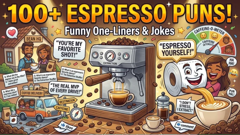 100+ Hilarious Espresso Puns That Are Full of Bean Humor