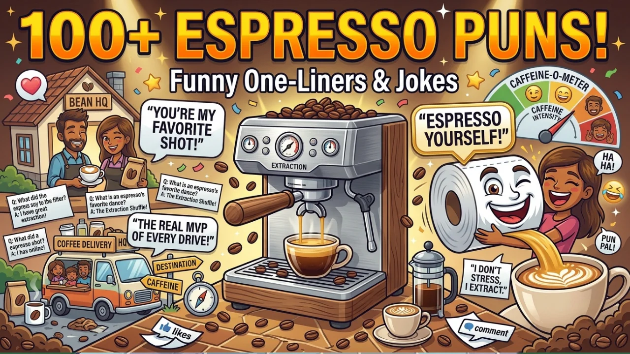 100+ Hilarious Espresso Puns That Are Full of Bean Humor