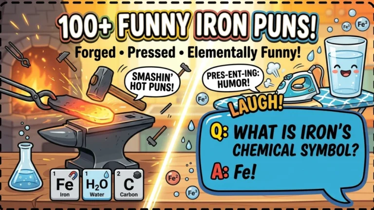 100+ Hilarious Iron Puns That Will Make You Laugh Out Loud