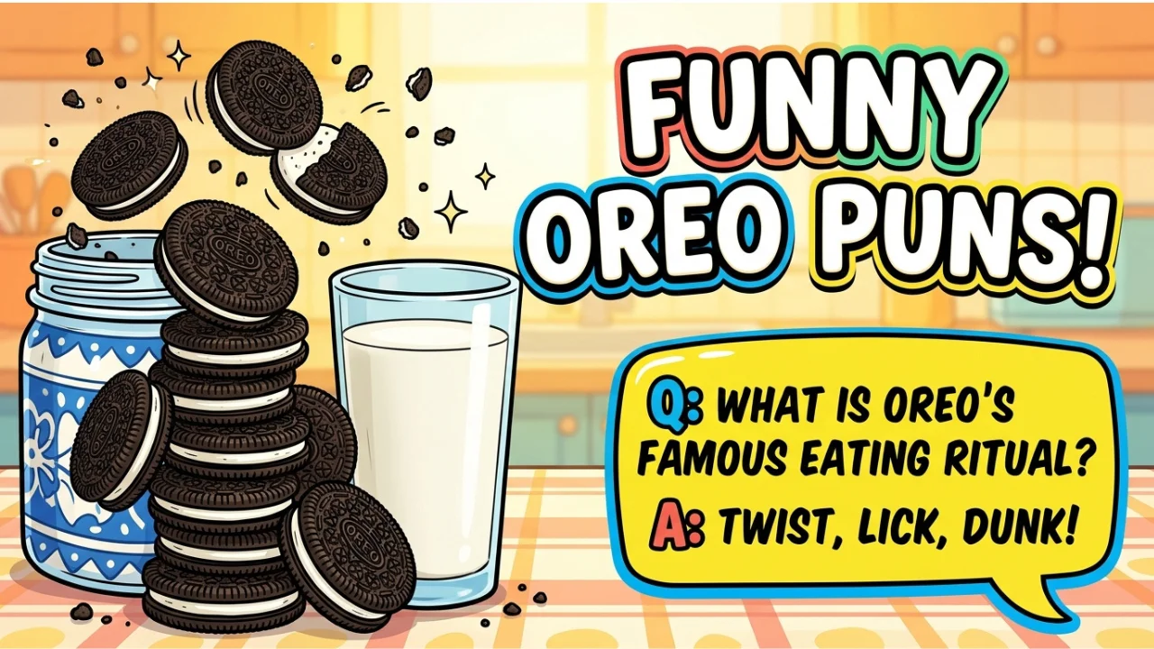 120+Hilarious Oreo Puns: That Are Deliciously Funny, Clever & Totally Crumbelievable