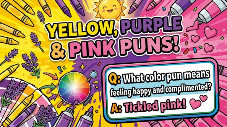 150+ Color Puns That Are Bright, Funny & Seriously Hue-larious