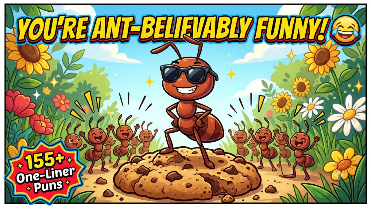 155+ Hilarious One-Liner Ant Puns