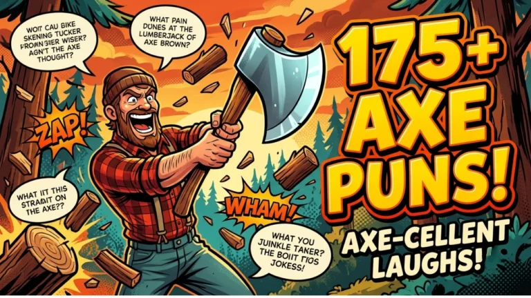 175+ Hilarious One-Liner Axe Puns
