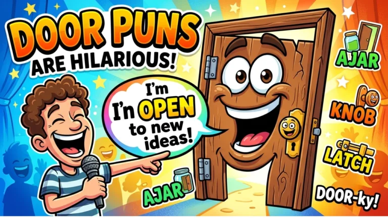 185+ Hilarious One-Liner Door Puns