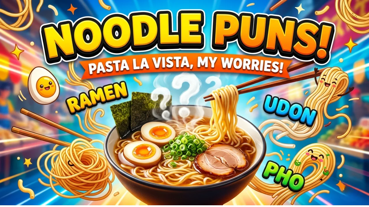 195+ Hilarious One-Liner Noodle Puns