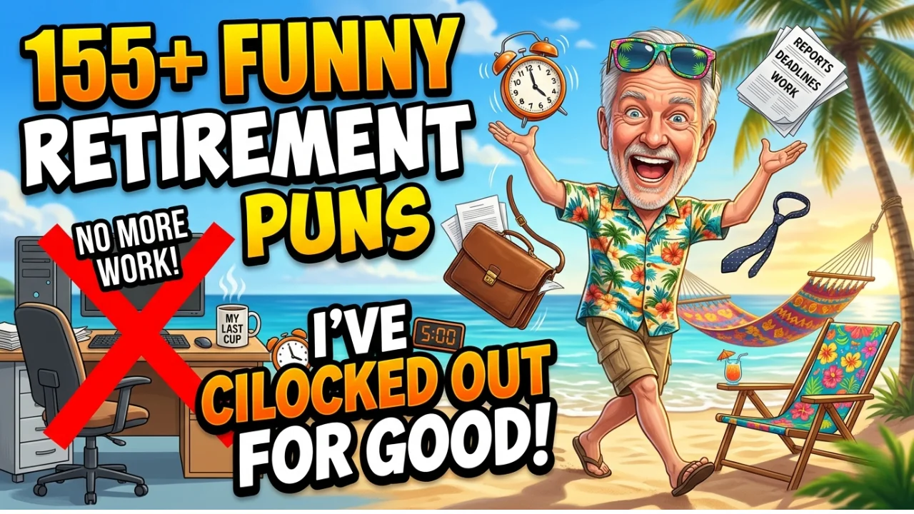 205+ Hilarious One-Liner Retirement Puns