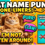 210+ Hilarious One-Liner Cat Name Puns