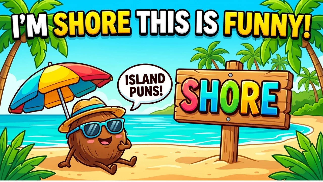 214+ Hilarious One-Liner Island Puns