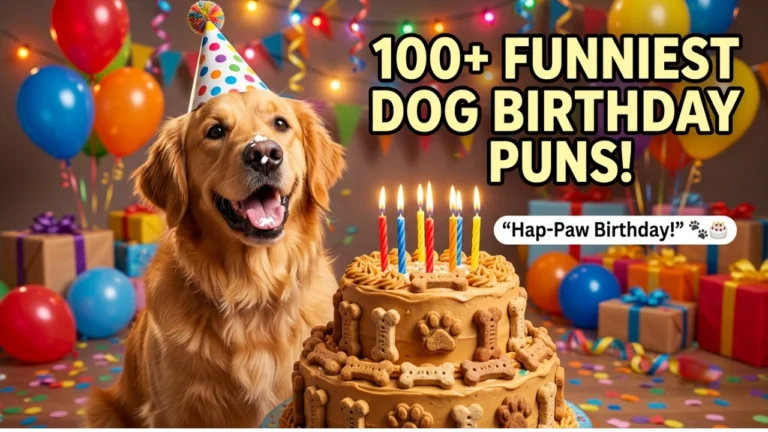 225+ Hilarious One-Liner Dog Birthday Puns