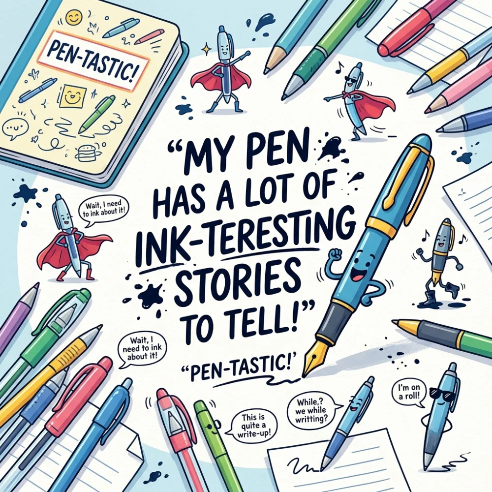 225+ Hilarious One-Liner Pen Puns